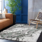 Safavieh Horizon Shag 890 Power Loomed Shag Rug Grey / Green HZN890Y-29