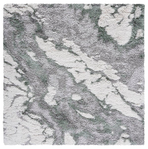 Safavieh Horizon Shag 890 Power Loomed Shag Rug Grey / Green HZN890Y-29