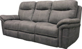 Parker House Mason - Carbon Power Reclining Sofa And Recliner Light Grey 100% Polyester (W) Mma-31ph-crb