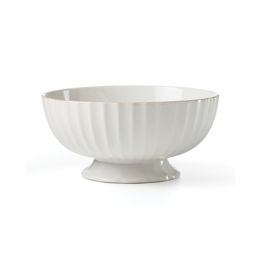 Lenox French Perle Scallop Centerpiece Bowl White, WHITE STONEWARE 894099