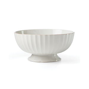 Lenox French Perle Scallop Centerpiece Bowl White, WHITE STONEWARE 894099