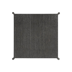 Bernhardt Bernhardt Wire-Brushed Oak Side Table With Textured Steel Base, Floating Top & X-Stretcher Accent 360126