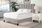 Parker House Parker Living Sleep Avery - Stream King Bed Stream Grey 100% Polyester (W) BAVE#9000-2-STR