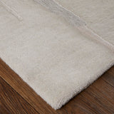 Feizy Rugs Anya Wool/Viscose Hand Tufted Industrial Rug Ivory/Blue/Gray 9' x 12'