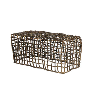 English Elm Christopher Knight Home® - Bench Gold Aluminum Modern Accent Bench 39.5"L x 20"W x 18.5"H — Lightweight, Durable Entryway Seat 67029.00