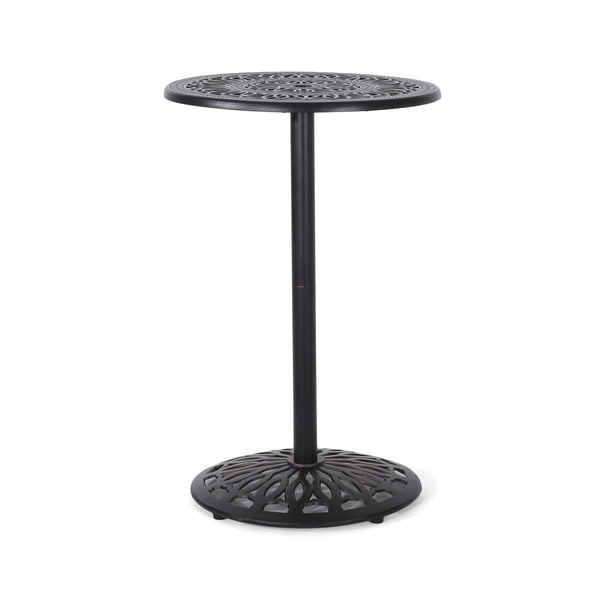 English Elm Christopher Knight Home® - WATERBURY Cast Aluminum Bistro Table Antique Copper Finish — Elegant European Patio Accent, Rust-Resistant Hardware 52473.00