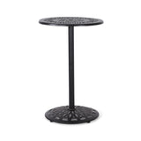 Christopher Knight Home® - Noble House - Hannah Outdoor Iron Shiny Copper Cast Bar Table