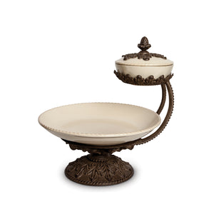 Acanthus Stoneware Chip and Dip Server EAW91732 Park Hill