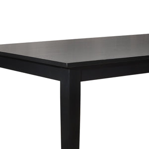 Homelegance By Top-Line Alejandro Wood Black Dining Table Black Wood