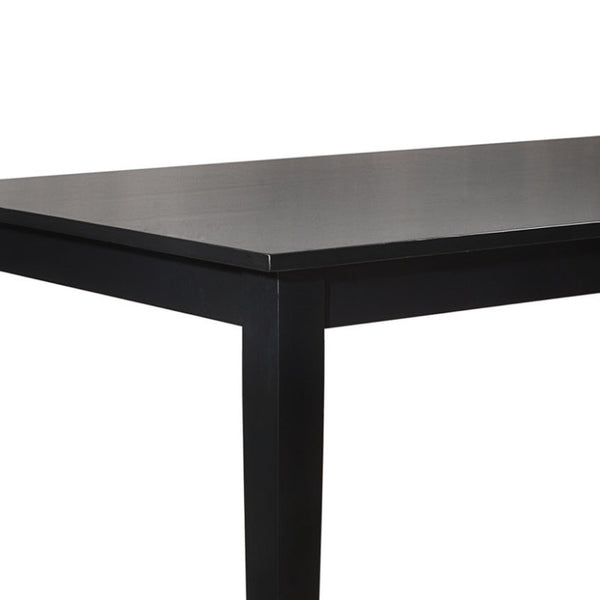 Homelegance By Top-Line Alejandro Wood Black Dining Table Black Wood