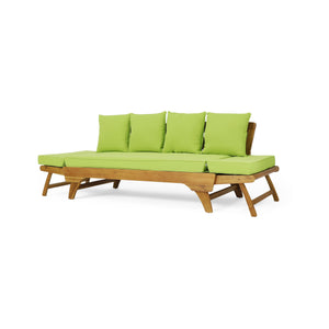English Elm Christopher Knight Home® - Expandable Daybed With Cushions - Stylish Acacia Wood Outdoor Couch, Convertible Sofa & Pillows 69489.00LGRN