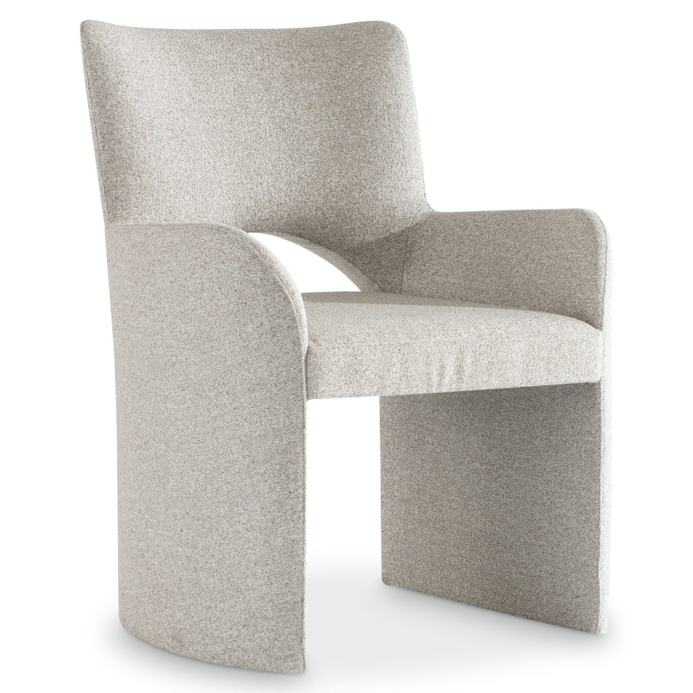 Bernhardt Bernhardt Loggia Shelter Back Arm Chair In Performance Fabric B163 — Modern Sculptural, Stain‑Resistant Seating (38") 345542