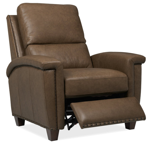 Hooker Furniture Julian Zero Gravity Power Recliner Top-grain Leather Bustle Back Formal Lounge Chair SS831-PHZ1-088