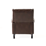 Christopher Knight Home® Noble House 35.43" Wide Faux Leather Manual Wing Chair Recliner