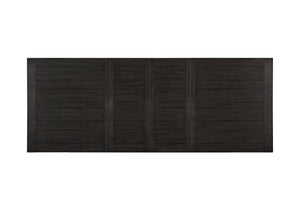 English Elm Steve Silver - Napa Counter Height 9-Piece Dining Set Dark Brown – Expandable to 108" with Upholstered Slat Chairs B081S00297