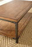 English Elm Steve Silver - Lantana - 3 Piece Table Set - Brown