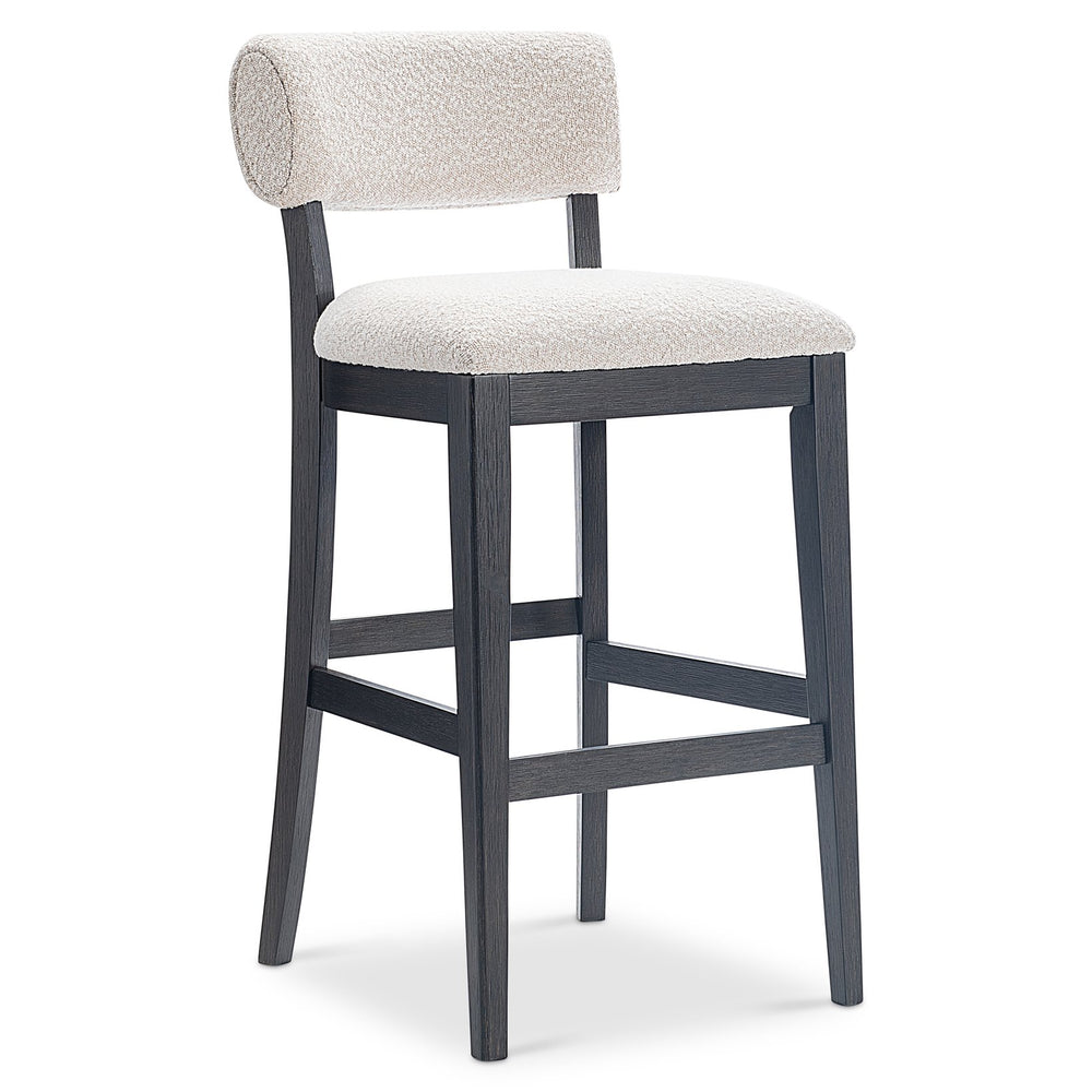 Bernhardt Bernhardt Amos Upholstered Bar Stool Solid Wood Frame Padded Seat Modern Comfort L25588