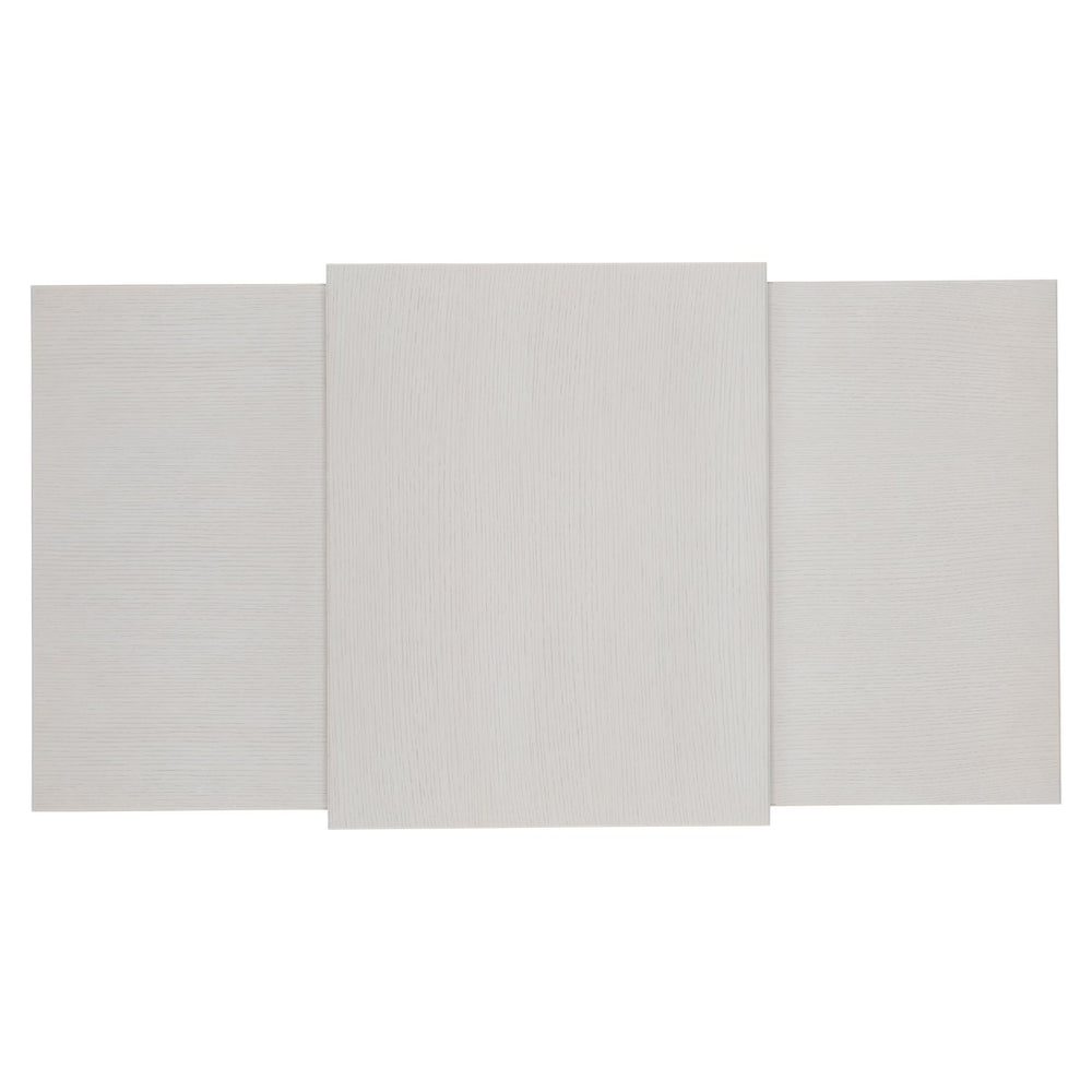 Bernhardt Bernhardt Arnette Sculptural Cocktail Table With Tiered Oak Surfaces, Hidden Casters, Linear White Finish 400024