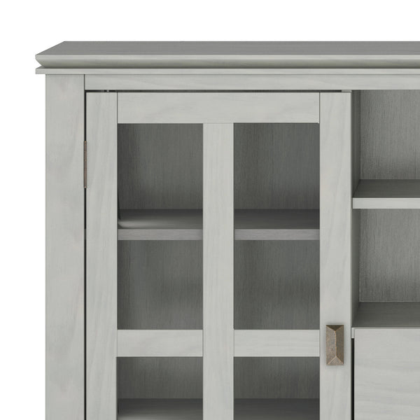 English Elm Artisan Tall Tv Media Stand In Fog Grey - Stylish Storage Solution For Modern Living Rooms & Tvs Up To 60" B136P158408