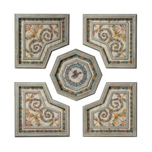 Park Hill Flora Motif Pattern Tiles EWA26008