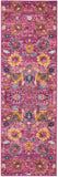 Nourison Passion PSN01 Machine Made Power-loomed No Border Indoor Only Bohemian Transitional Rug Fuchsia, Pink 100% Polypropylene 99446389640