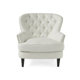 Christopher Knight Home® - Noble House - Tafton Ivory Fabric Club Chair