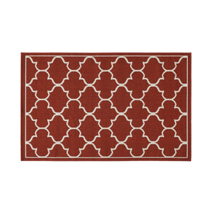 English Elm Christopher Knight Home® - MERIDIAN Red 1295R 3'3" x 5' Machine-Woven Polypropylene Rug, Durable Loop Pile, Easy-Care Accent 65847.00