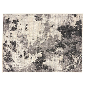 English Elm Christopher Knight Home® - 5'3"x7' Handcrafted Polypropylene Rug in Black & Ivory - 4mm Pile, Durable, No Assembly Needed 72354.00
