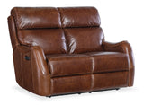 Harlan Zero Gravity PWR Loveseat w/PWR Headrest Brown MS Collection SS734-PHZ2-088 Hooker Furniture