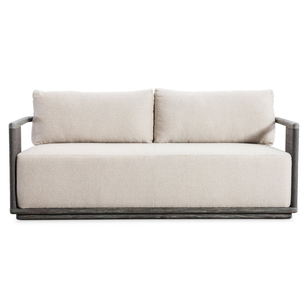 Bernhardt Bernhardt Andros Outdoor Sofa Teak Base Rope Wrapped Panels Deep Patio Seating O2787A