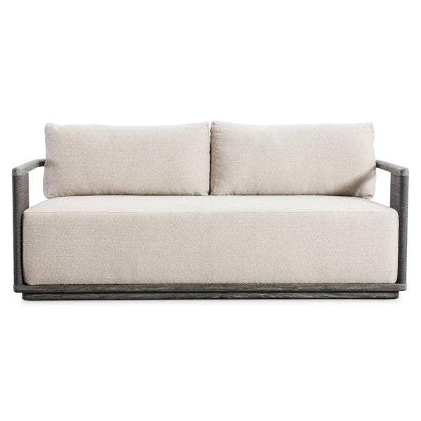 Bernhardt Bernhardt Andros Outdoor Sofa Teak Base Rope Wrapped Panels Deep Patio Seating O2787A