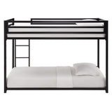 Homelegance By Top-Line Calrissian Metal Bunk Bed Black Metal