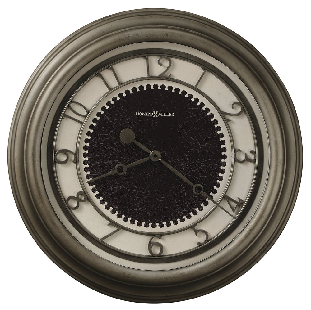 Hekman Furniture 625526 Kennesaw Oversized Wall Clock With Antique Nickel Finish - Elegant Timepiece For Any Room  Kennesaw Wall Clock 625526