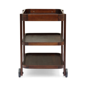 English Elm Christopher Knight Home® - TROLLEY Christopher Knight Home Selleck Mahogany Wood Bar Cart 24"D x 31.75"W Stylish Mobile Server for Entertaining and Bottle Storage 63113.00