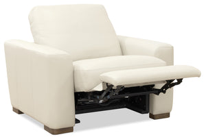 Hooker Furniture Optimus Top-grain Leather Power Recliner with Adjustable Headrest and Usb Port SS925-PH1-081-S