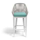 Miami Barstool in Dupione Celeste w/ Self Welt SW4401-7B-8067 Sunset West