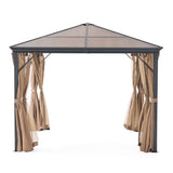 Christopher Knight Home® - Noble House - Aruba Aluminum 10 X 10 Ft. Gazebo