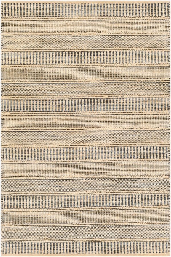 Surya Aria 2' X 3' Handmade Flatweave Rug - Durable Rayon & Jute Blend For Cottage Style Charm Denim Jute,Rayon Iaa1000-23