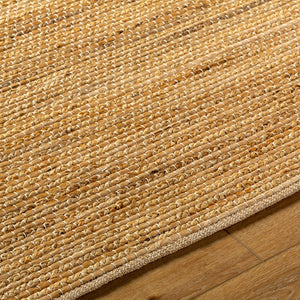 Surya Aria 2' X 3' Handmade Flatweave Rug - Durable Rayon & Jute Blend For Cottage Style Charm Tan Jute,Cotton Iaa1002-23