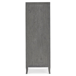 Bernhardt Bernhardt Tribeca Tall Drawer Chest With Tadon White Oak Finish, 5 Soft‑Close Drawers, Rustic Style 333118