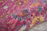 Nourison Passion PSN01 Machine Made Power-loomed No Border Indoor Only Bohemian Transitional Rug Fuchsia, Pink 100% Polypropylene 99446389664