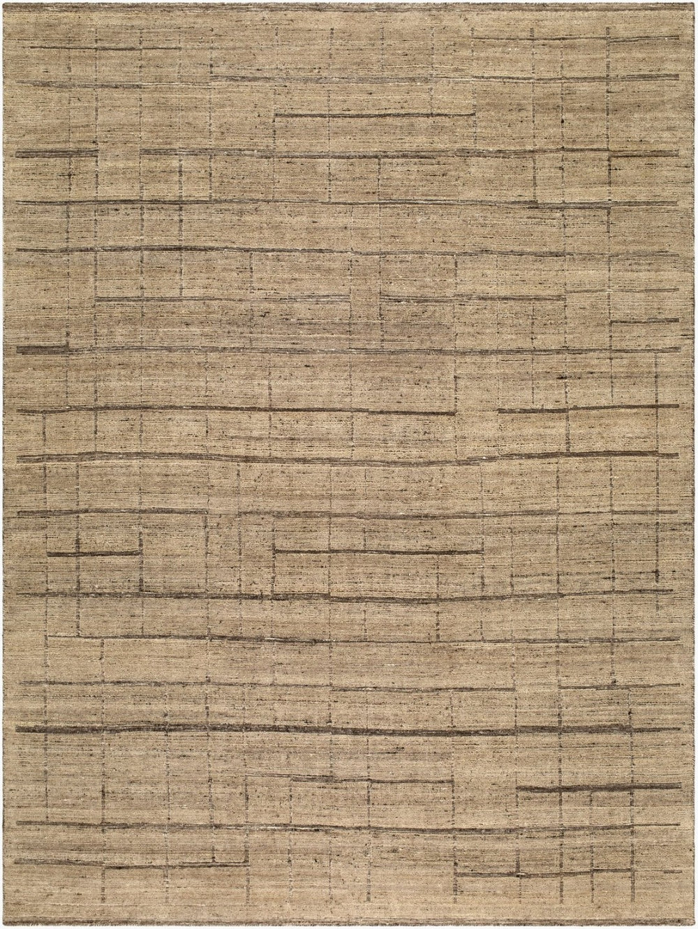 Surya Indiana Handknotted Wool Flatweave Area Rug Bohemian Global Pattern for Eclectic Rooms 8' x 10' Rectangle IAI2304-810