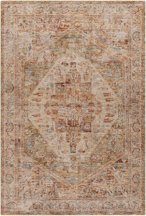 Naila IAL-2301 6'7" x 9'6" Machine Woven Rug IAL2301-6796  Tan, Sage, Mustard, Light Sage, Olive, Rust Surya