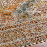 Naila IAL-2302 9' x 12'2" Machine Woven Rug IAL2302-9122  Tan, Sage, Light Sage, Mustard, Dark Blue, Olive Surya