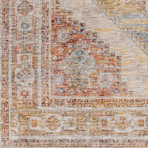 Naila IAL-2303 9' x 12'2" Machine Woven Rug IAL2303-9122  Light Sage, Tan, Sage, Mustard, Dark Blue, Rust Surya