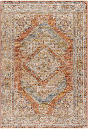 Livabliss Naila Traditional Fringe Area Rug Turkey Woven Polyester for Formal Living Dining Rooms Tan, Sage 9' x 12'2" IAL2304-9122