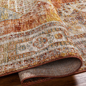 Naila IAL-2304 9' x 12'2" Machine Woven Rug IAL2304-9122  Tan, Sage, Light Sage, Mustard, Rust, Burgandy Surya