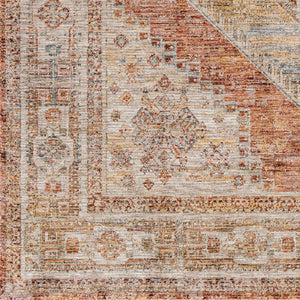 Livabliss Naila Traditional Fringe Area Rug Turkey Woven Polyester for Formal Living Dining Rooms Tan, Sage 9' x 12'2" IAL2304-9122
