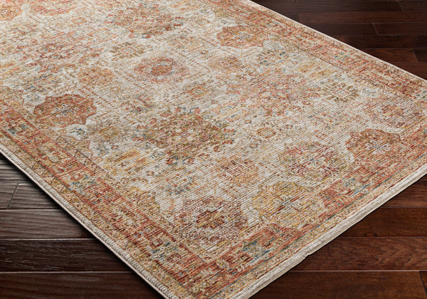 Naila IAL-2305 9' x 12'2" Machine Woven Rug IAL2305-9122  Light Sage, Sage, Tan, Mustard, Rust, Olive Surya