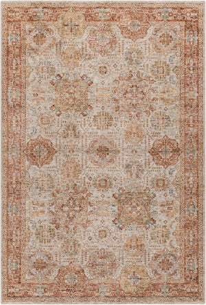 Livabliss Naila Traditional Fringe Area Rug Turkey Woven Polyester for Living Room Bedroom Light Sage, Sag 6'7" x 9'6" IAL2305-6796